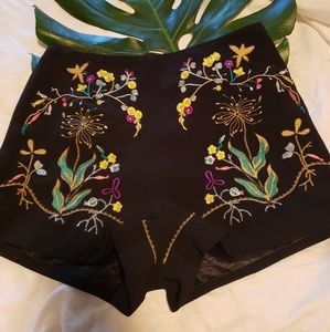 Embroidered Shorts